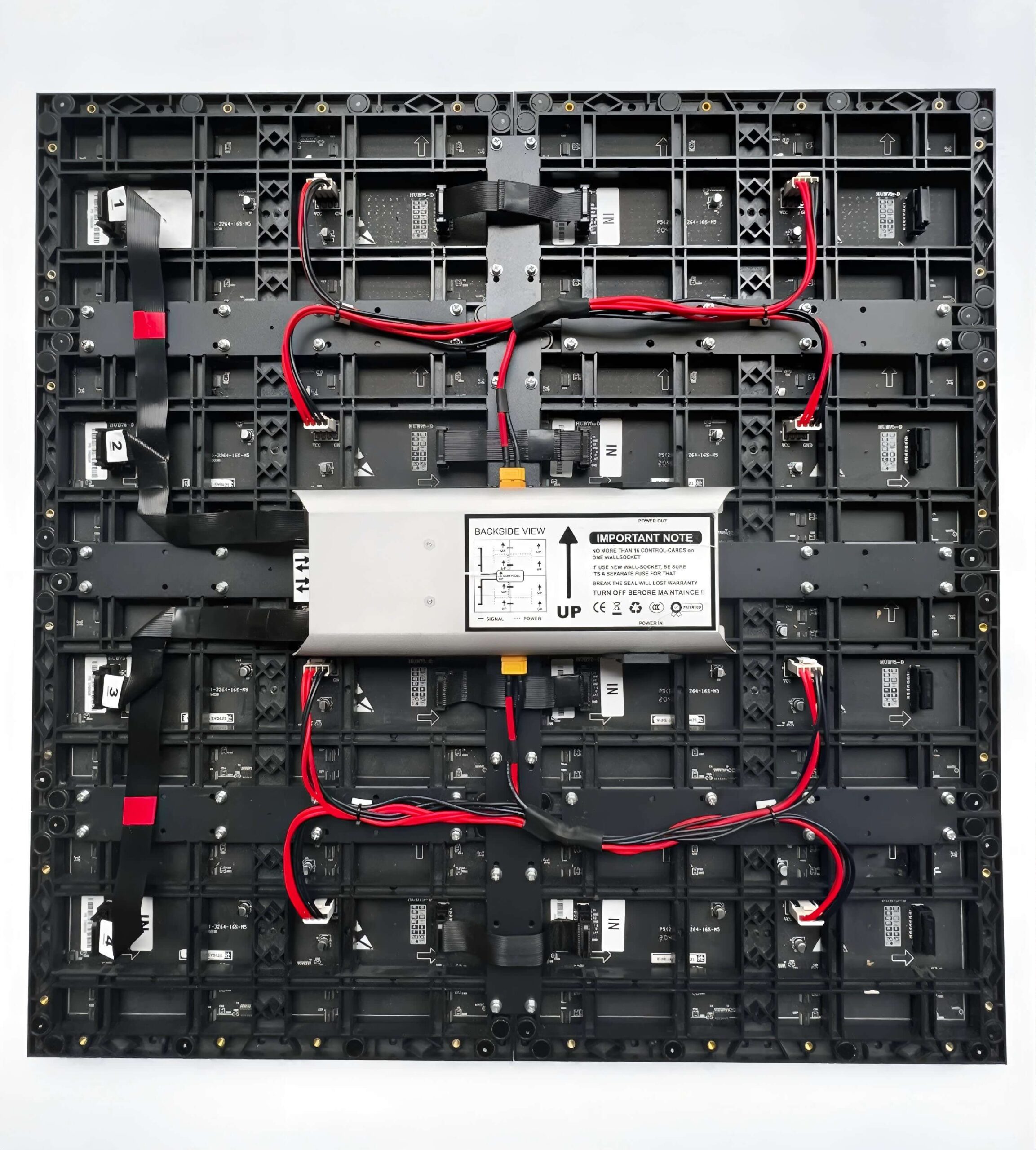 JDX Tech LED Receiving Card - 8 signal and power cable ports
